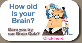 Brain Quiz How Old is your Brain